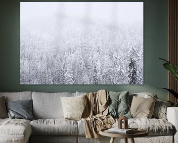 Paysage blanc sur Anniek Snoeijs