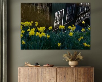 Reflet dans l'eau sur Anniek Snoeijs