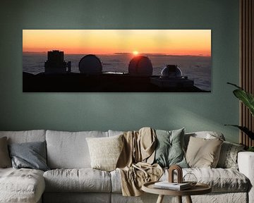 Panorama of Sunset on Maunakea by Fred Kamphues