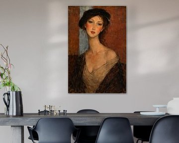 Meisje met baret van Marijke Trienekens