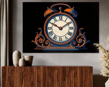 Réveil avec chiffres romains sur Art & Soul Creations