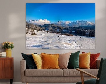 Winterlandschaft am Geroldsee in Oberbayern von Christina Bauer Photos