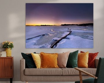 Eis und Schnee im Morgenlicht von Christina Bauer Photos