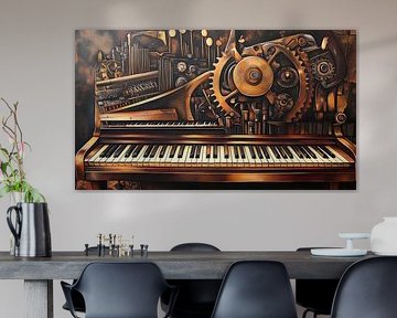 Steampunk Piano von Jutta Maria Pusl
