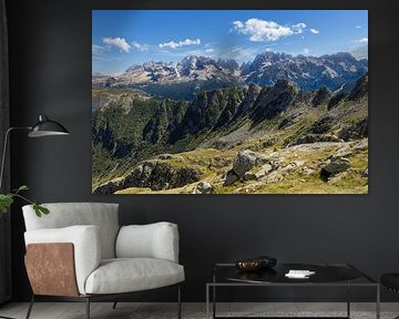 Blick auf die Dolomiten in Italien von Colico