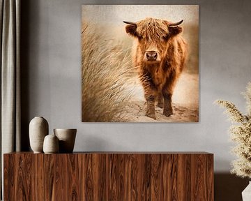 Porträt eines schottischen Highlanders von Vlindertuin-Art