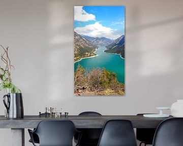 Le lac Plansee près de Reutte, avec ses eaux turquoises et son décor de montagnes alpines. sur Miriam Schwarzfischer Fotografie