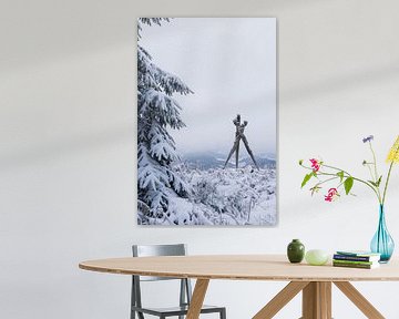 Lothardenkmal im Winterkleid von Julia Schellig