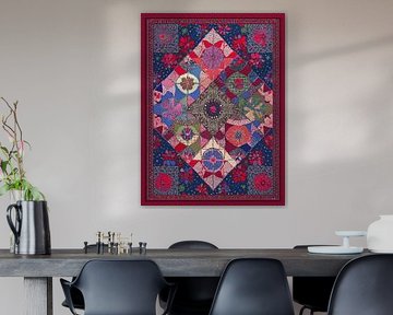 Quilt Sterne und Blumen von Nop Briex