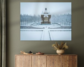 Schloss Heemstede im Schnee