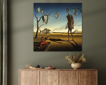 Traumlandschaft jenseits der Realität – Moderne surrealistische Kunst von Aden Pink Galerry