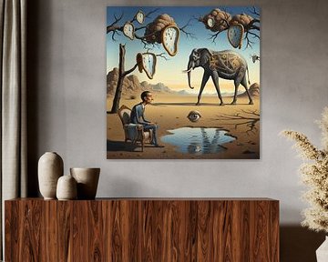 Rêve au-delà de la réalité – Impression artistique surréaliste sur Aden Pink Galerry