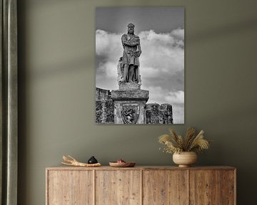 Statue of Robert I of Scotland by Patricia Hofmeester