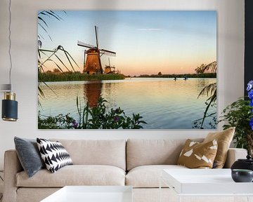 Zeitlose Ruhe bei den Mühlen von Kinderdijk