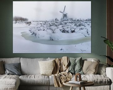 Halten Sie einen Moment inne bei der Boezemmolen Nr. 6