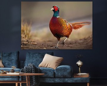 Pheasant (Phasianus colchicus) by Christian Müringer