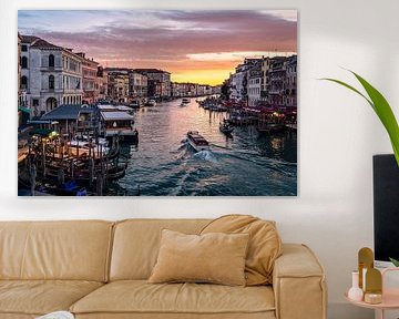 Sonnenuntergang Canal Grande Venedig von Achim Thomae Photography