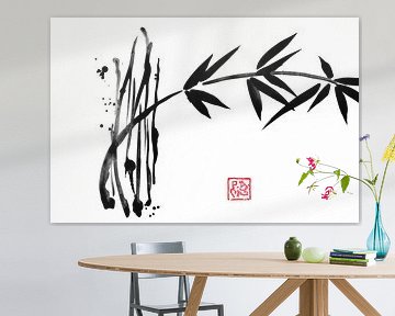 abstrakter Bambus von Péchane Sumie