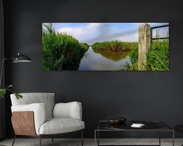 Panorama Brabantse Wal : Rivière dans le paysage sur Kristof Leffelaer