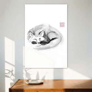 sleeping fox
