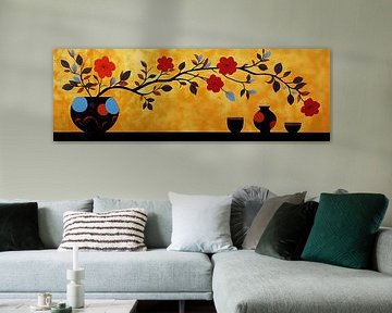 nature morte aux fleurs sur Peintures accrocheuses