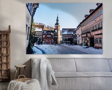 Winterlicht op het Plein van Stolberg