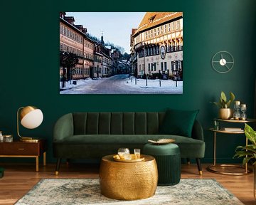 Winterstille in Stolberg, Harzgebirge, Deutschland von Suzanne Spijkers