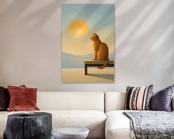 Verzinken in Zonsondergang van Artsy Inventor