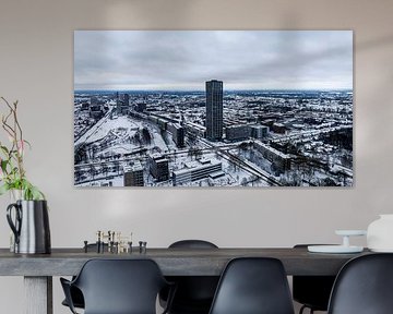 Schnee über Tilburg von Joan Villalon Photography