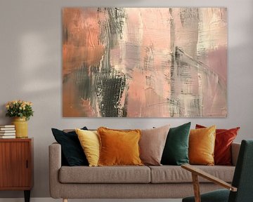 Soft Pink with Grey | Abstract Colour Study by Lauren Wilde