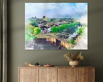 Le Maaspoort est l'une des portes historiques de la ville de Bois-le-Duc, dans le Brabant-Septentrional. sur Danny de Klerk