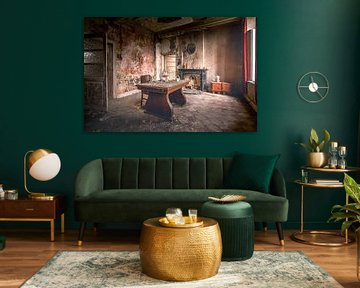 Chateau in decline by Frans Nijland