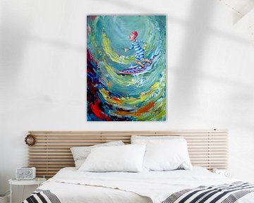 Le surfeur absurde sur Hugeff