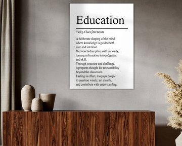 Définition de l'éducation – White sur WordsThatInspire
