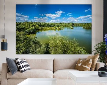 Himmlischer See im Grünen von Ivonne Fuhren-van de Kerkhof