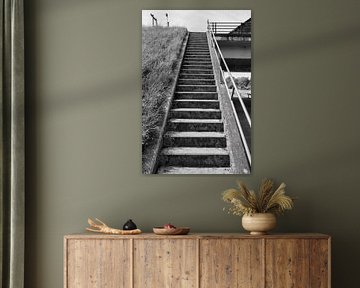 Abstract Staircase: Architecture in Contrast by Kristof Leffelaer