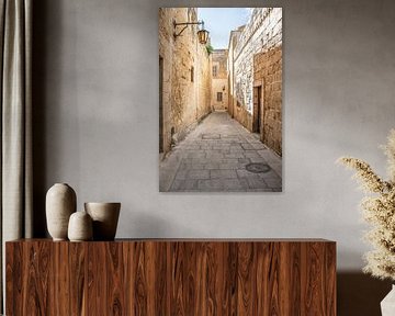 Gassen von Valetta II von Rüdiger Rohmann