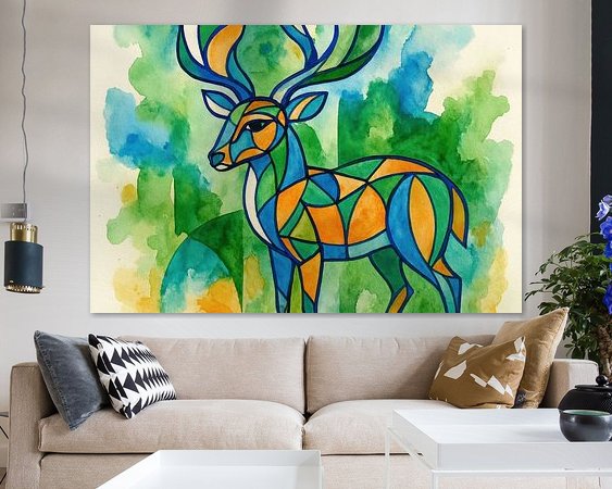 Example of the artwork in a room