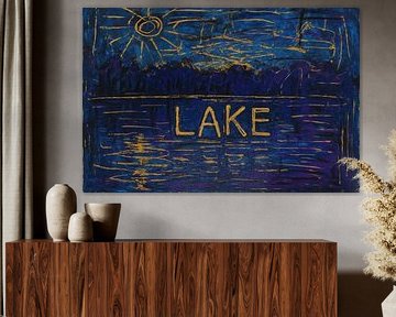 Gelber Text auf dunklem Hintergrund von Imperial Art House