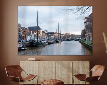 Zwolle in pictures, city canal. by Janny Beimers
