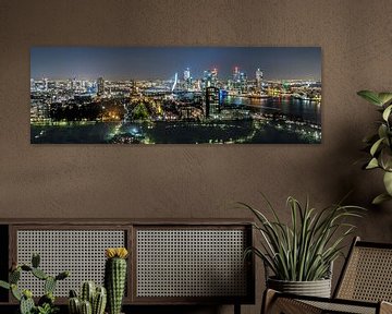Skyline Rotterdam van Peter Sneijders