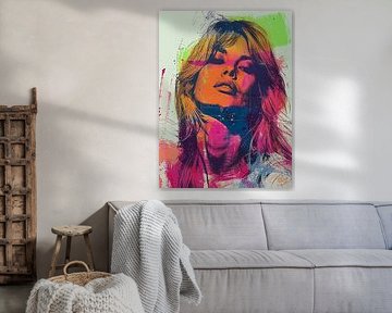 Chromatic Muse: Bardot neu interpretiert von René van den Berg