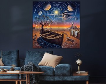 Échos du royaume invisible sur Aden Pink Galerry