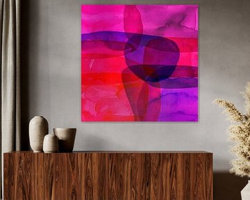 Organic & Abstract. Transparent textures in neon colours