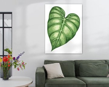 Flora van rust: Monstera in het wit