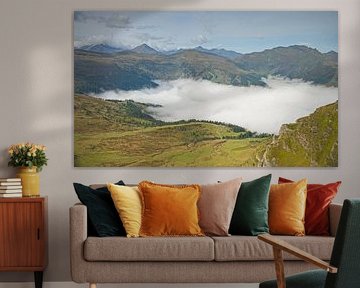 Blick vom Stubnerkogel bei Bad Gastein von Alexander Ließ