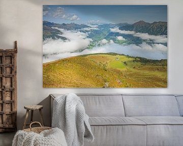 Blick vom Stubnerkogel bei Bad Gastein von Alexander Ließ