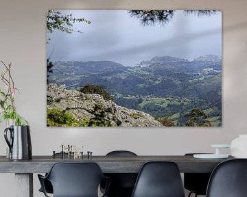 Panorama des Picos de Europa sur Peter Haastrecht, van