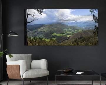Panorama des Picos de Europa sur Peter Haastrecht, van