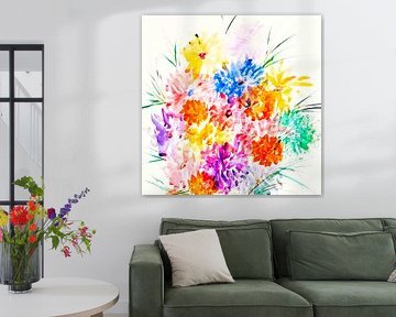 Flower Talk # 6 van Mister Artsy